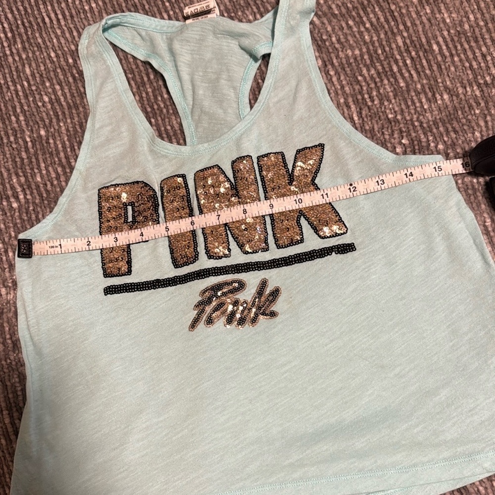 VS PINK || Cropped *Bling* Tank (XS) - Picture 4 of 7